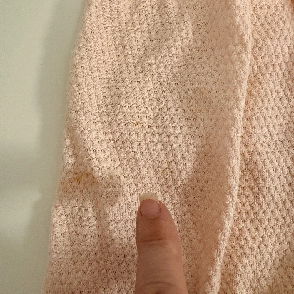 Vintage Carter's Pink Baby Romper Lace Ruffles Rosette 9 months
